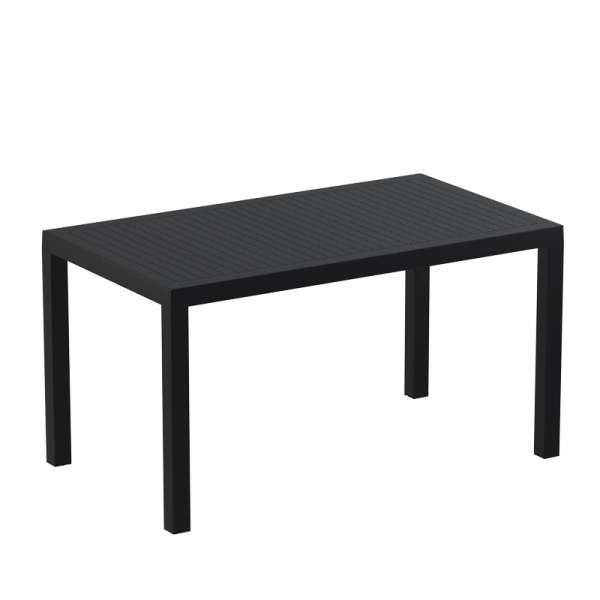 Table de terrasse rectangulaire noire - Ares - 5