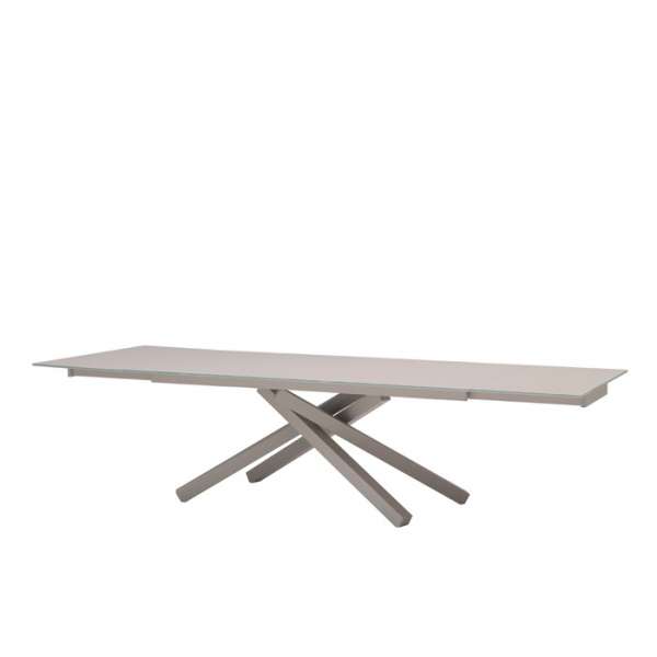 Table design en verre Péchino extensible Midj® 160cm x 90cm - 4