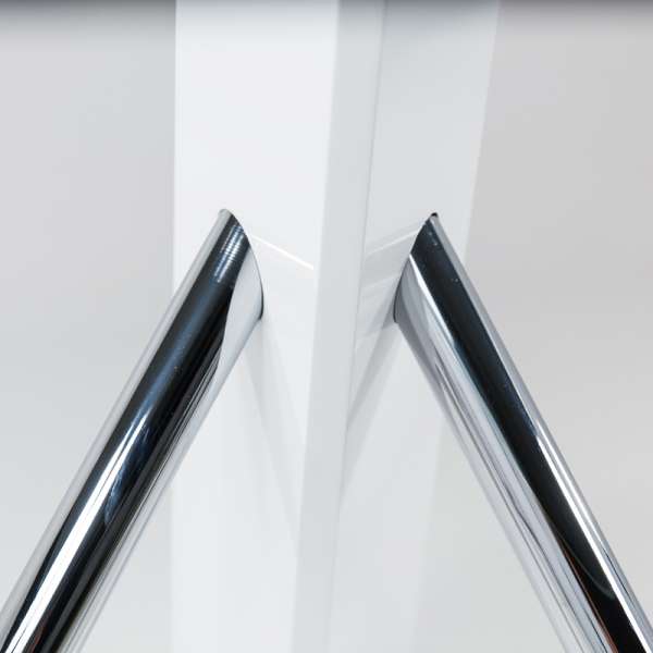 Table en verre design carré Tundra - 120 cm x 120 cm - 8