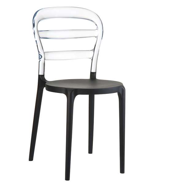 Chaise design en plexi et polypropylène - Miss Bibi 8 - 22