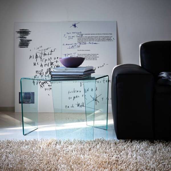 Table basse design en verre - 3 Feet Sovet® 1 - 2