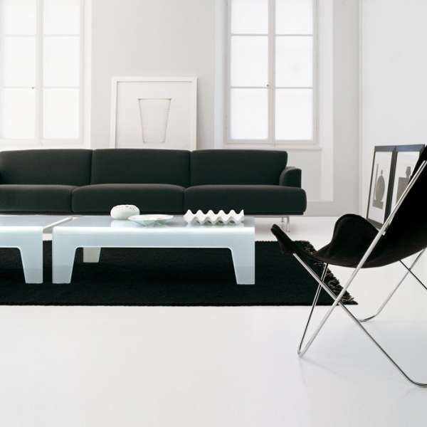 Table basse design rectangulaire ou carrée en verre - Frog Sovet® 4 - 6