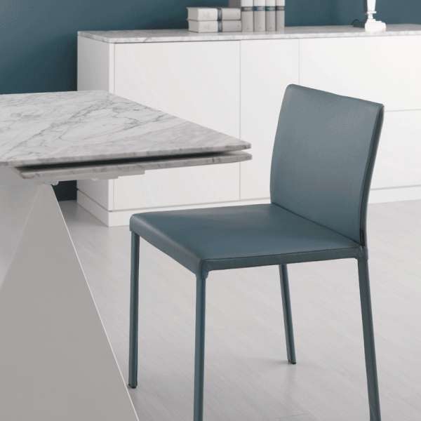 Table design extensible en marbre blanc - Euclide 3 - 3