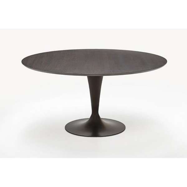 Table ronde design plateau bois - Flute Sovet® 5 - 7