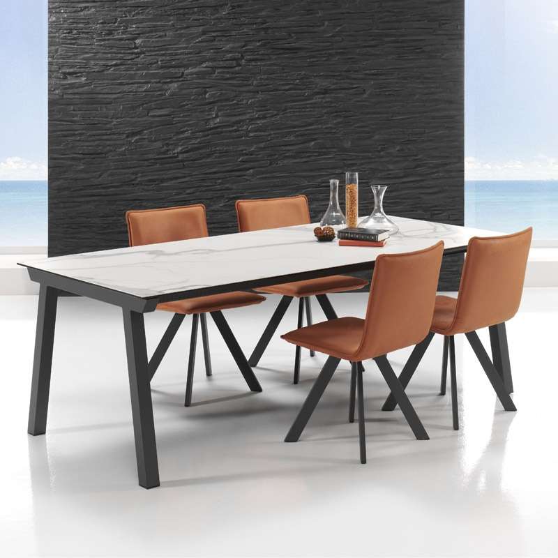  Table  moderne  extensible  en c ramique Benidorm 