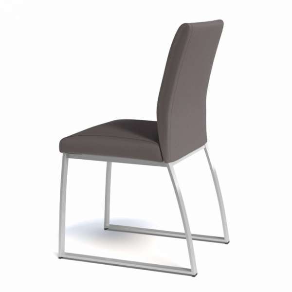 Chaise rembourrée en vinyl et métal - Elite 2 - 2
