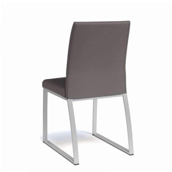 Chaise rembourrée en vinyl et métal - Elite 4 - 4