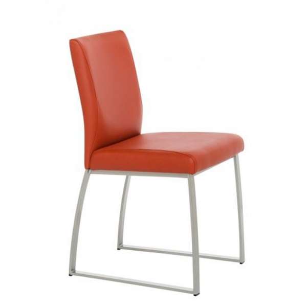 Chaise rembourrée en vinyl et métal - Elite 5 - 5