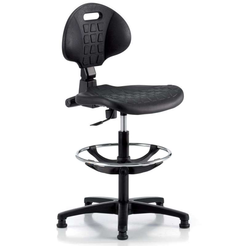 Pied renforcé de chaise, base de chaise de bureau de remplacement, chaise  d'étude 6 pieds de griffe base de chaise de bureau Gris