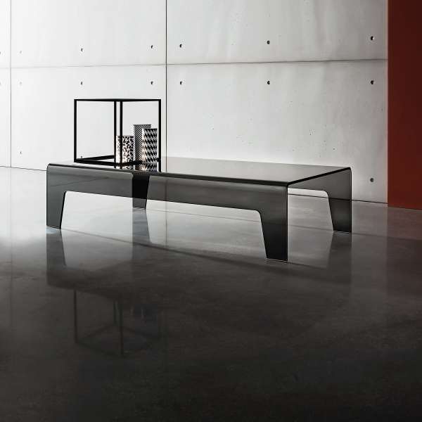 Table basse design rectangulaire en verre - Frog Sovet®