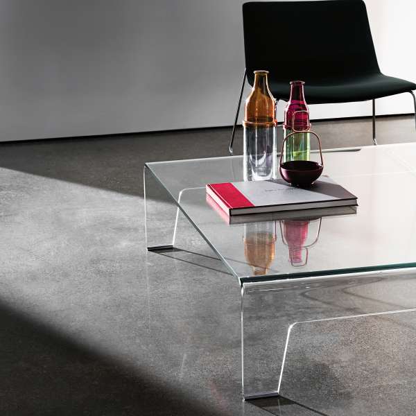 Table basse design rectangulaire en verre - Frog Sovet® 2 - 2