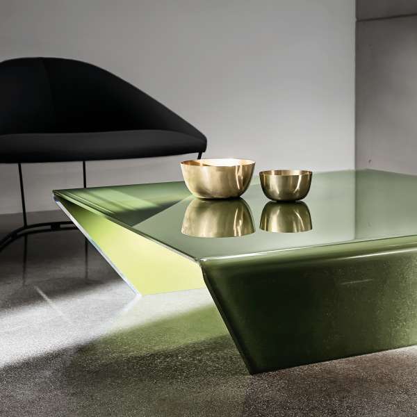 Table basse design en verre -  Rubino Sovet® 8 - 3