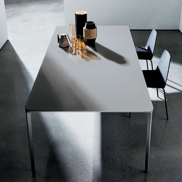 Table design rectangulaire en verre - Slim Sovet® 2 - 2