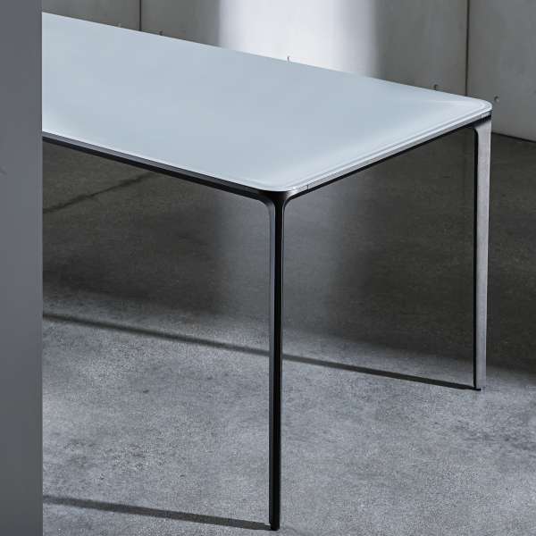 Table design rectangulaire en verre - Slim Sovet® 3 - 3
