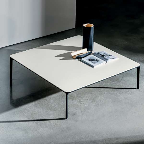 Table basse carrée en céramique - Slim