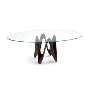 Table ovale design en verre - Lambda Sovet® 