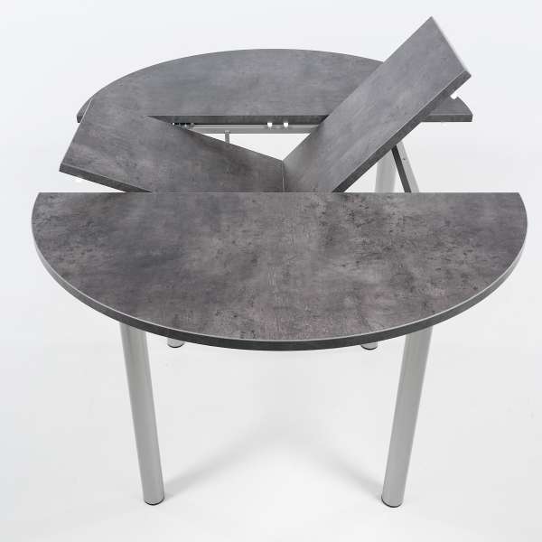 Table snack ronde extensible en stratifié - Lustra - 3
