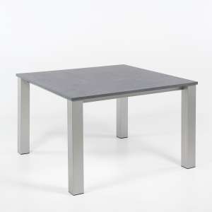 Table de cuisine carrée en métal et stratifié - Quinta