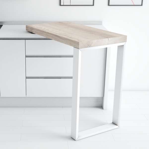 Table pivotante en stratifié et métal - 90° - 4