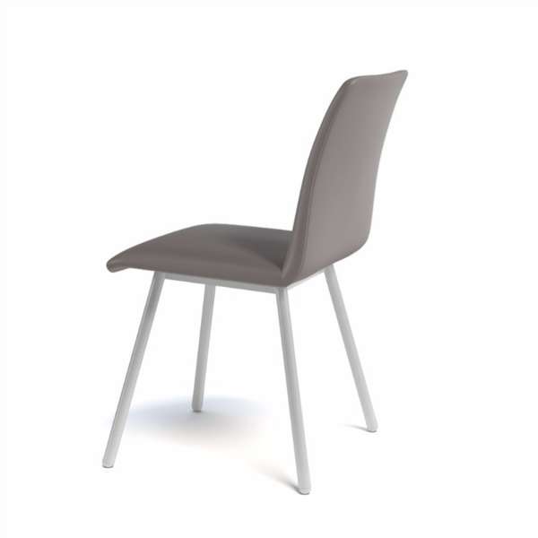 Chaise de salle à manger moderne en métal - Pisa - 8