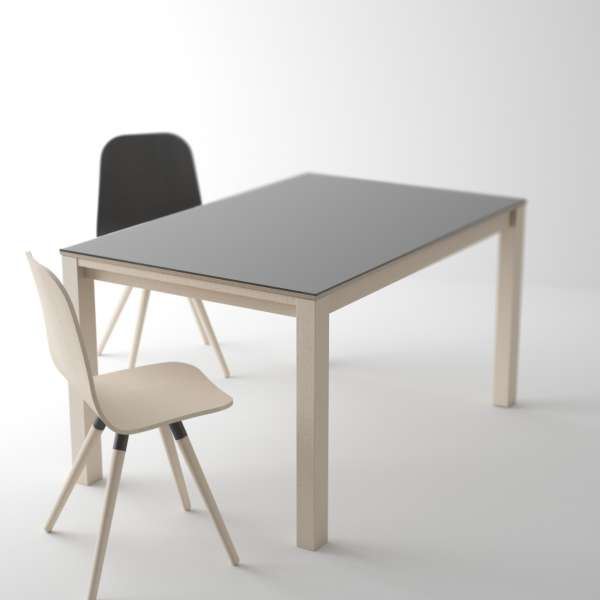 Table en verre extensible - Table Quadra 3 - 1