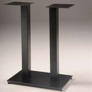 Pied de table central en métal noir - Square 650
