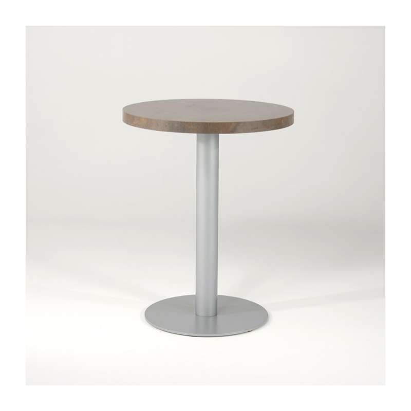 Pied de table central en métal base ronde - Round | 4 ...