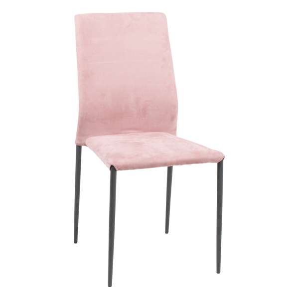 Chaise moderne en tissu aspect nubuck et métal - Kendra Ingenia by Bontempi®