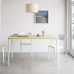 Chaise moderne en polypropylène blanc - Nené Midj®