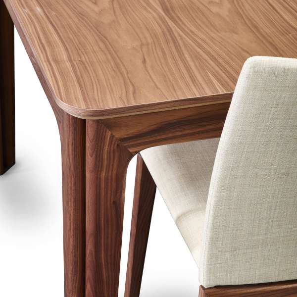 Table de salle à manger scandinave en bois moyen extensible - SM26-27 - 7