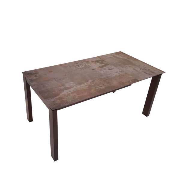 Table extensible avec plateau en dekton et pieds en métal - Evento - 3
