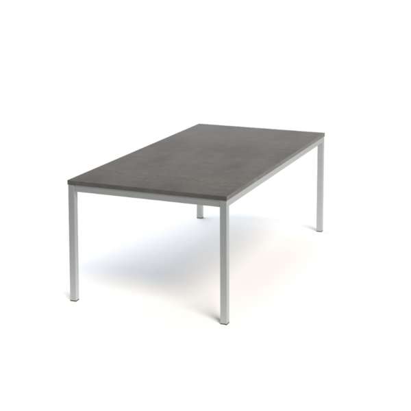 Table rectangulaire en stratifié et pieds en métal - Cobra - 8