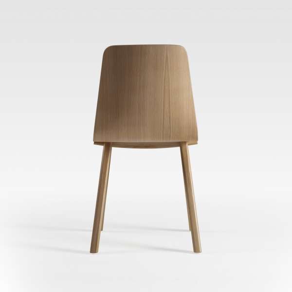 Chaise design en bois naturel fabriquée en France - Chevron - 3