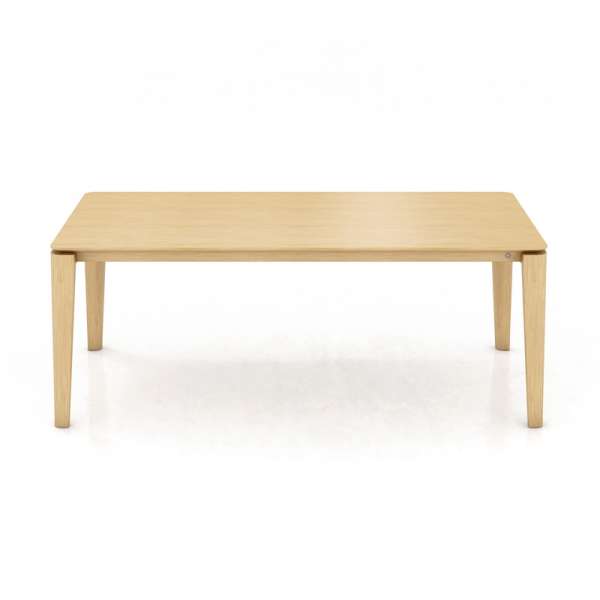 Table moderne en bois massif marron clair - Oxford Mobitec® - 1