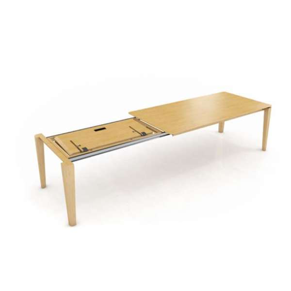 Table en bois massif avec rallonge papillon - Oxford Mobitec® - 4