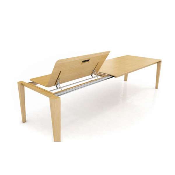 Table avec allonge papillon en bois massif - Oxford Mobitec® - 5