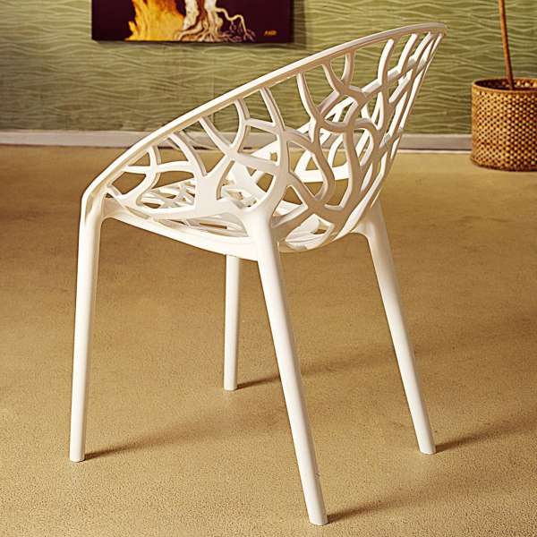 Chaise design en polycarbonate - Crystal 31 - 34