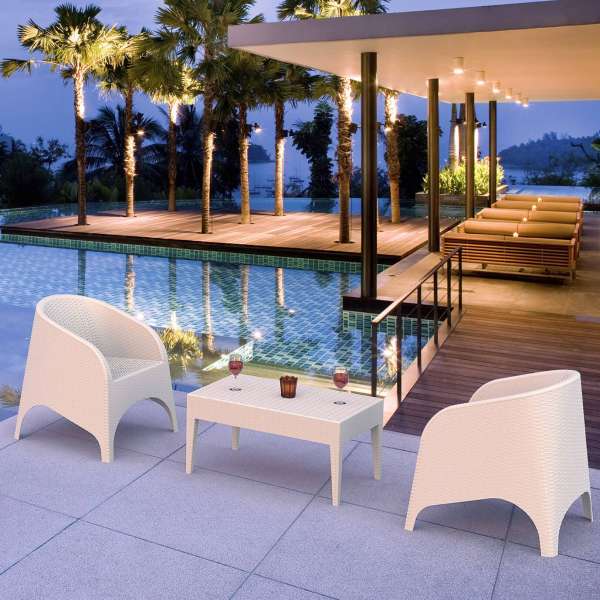 table basse rectangulaire de jardin - Miami - 10