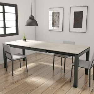 Table en dekton marbre rectangulaire extensible - Lakera