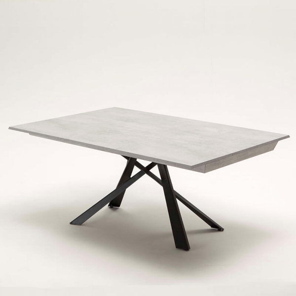 Table moderne extensible avec pieds mikado - Lungo largo - 9