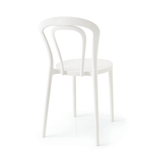 chaise d'extérieur en polypropylène blanc - Caffè - 8