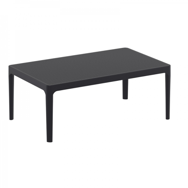 table basse rectangulaire noire de jardin Sky 104 - 11