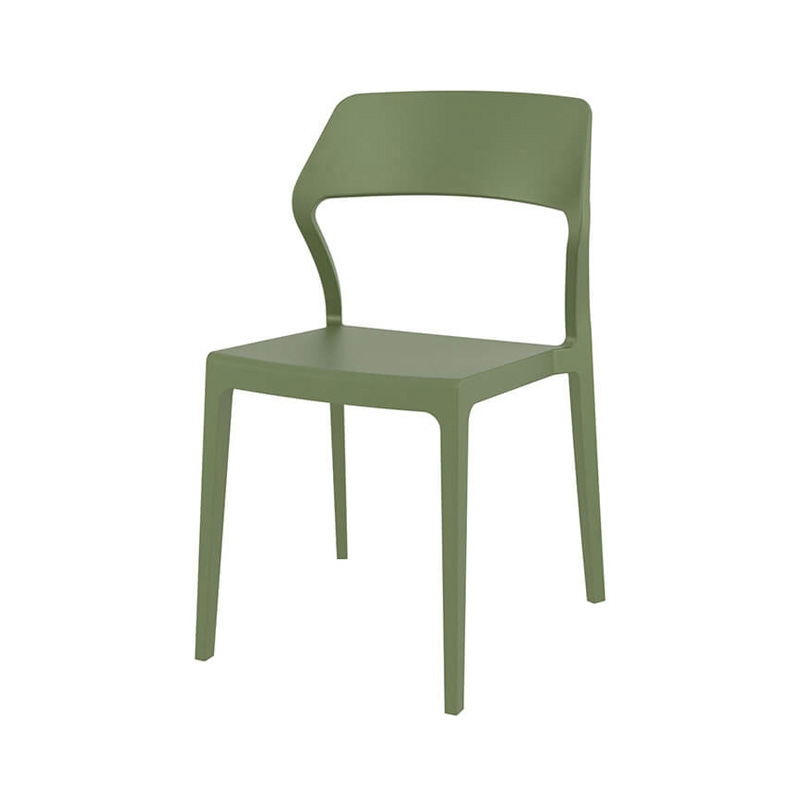 Chaise empilable OBÉRON en polyéthylène ou bois - Direct Jeux