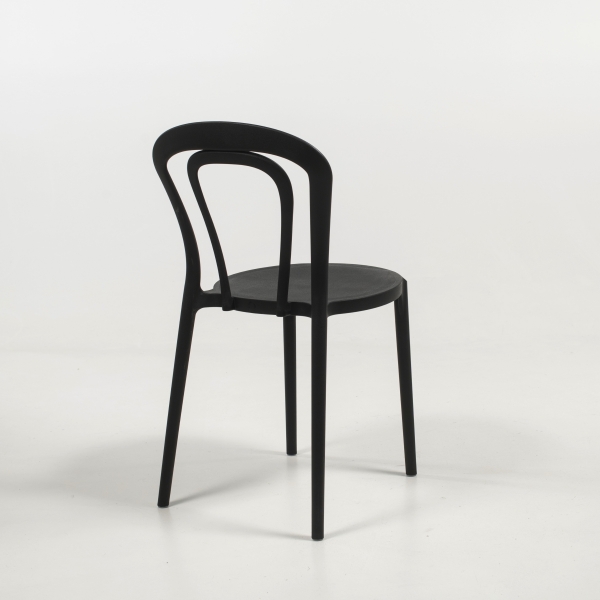 chaise extérieure polypropylène noir - Caffè - 15