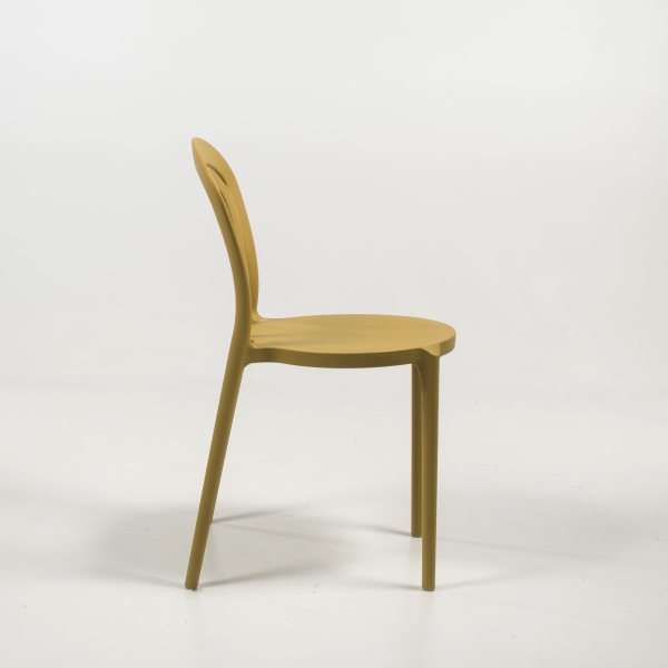 chaise de terrasse en polypropylène jaune - Caffè - 4