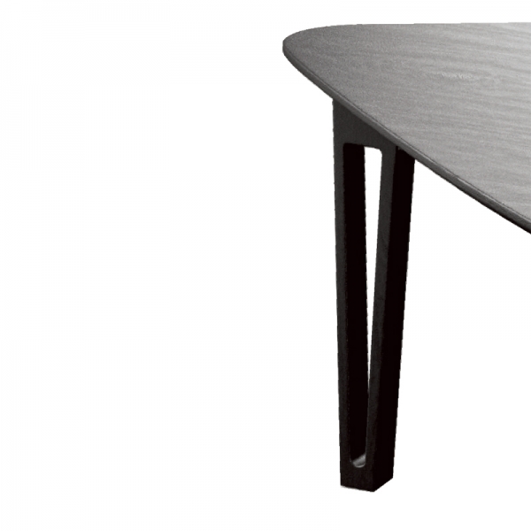 Table scandinave pied épingle - Perle - 5