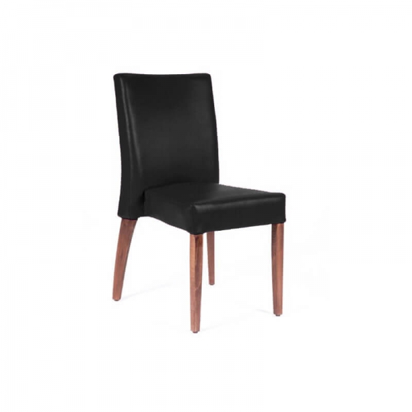 Chaise confortable empilable avec pieds en bois - Matias 2 stack