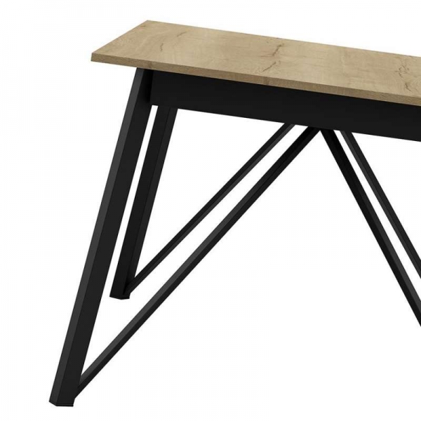Table design rectangulaire fabriquée en Belgique - Wacko - 3