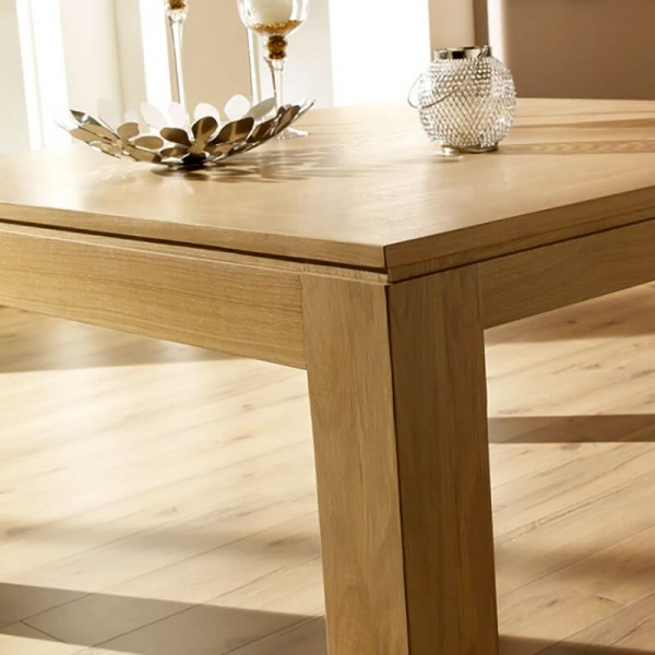 Table carrée extensible en bois massif made in France - Baobab - 2
