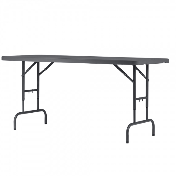 Table pliante hauteur variable plateau gris - Worktop